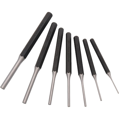 Dynamic Tools 7 Piece Pin Punch Set, 1/16" - 5/16" D058200